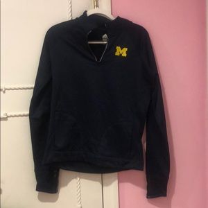 Adidas quarter zip michigan sweatshirt